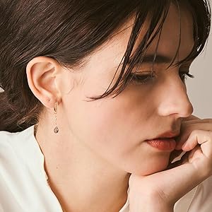 Amazon | [アガット] K10アイオライトピアスチャーム